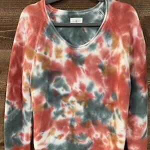 LOFT Lou & Grey Tie-Dye Sweater, Size XS